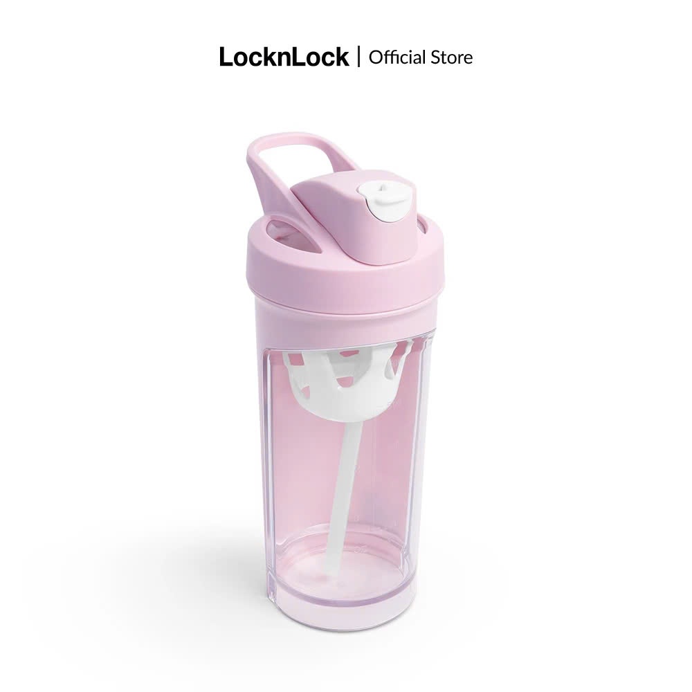 Bình nước nhựa tritan thể thao LocknLock ABF865 780ml, có quai cầm, ống hút silicone - K-MALL