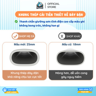 Thanh Chắn Giường Pakey NV2 Nâng Hạ Dạng Trượt Dễ Dàng ,Thanh Chắn Giường Có Khóa Xoáy 2 Chiều, Bọc Xốp An Toàn Cho Bé