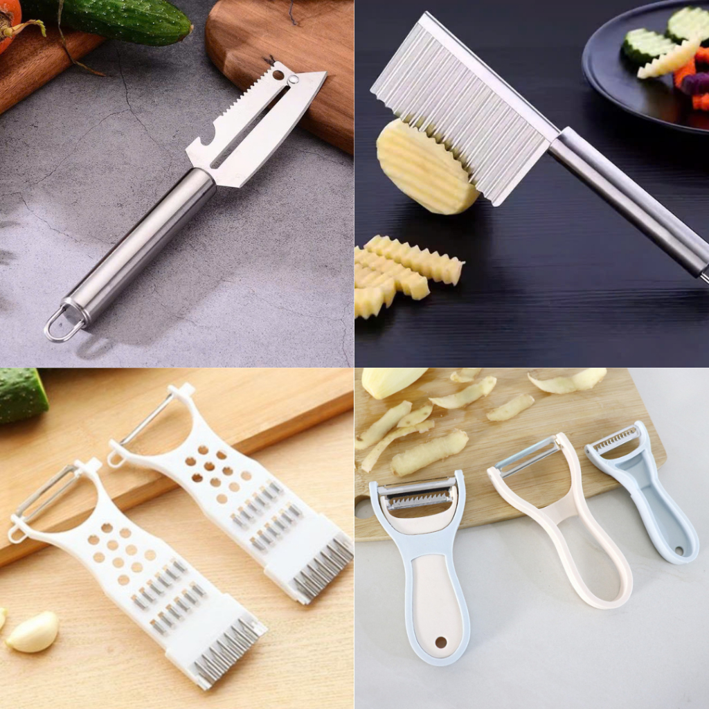Dao Inox 2 Lưỡi - Dao Bào, Chắn, Gọt Củ Quả Đa Năng | Shopee Việt Nam