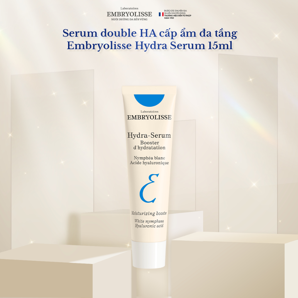 Ảnh DATE: 01/02/2026 Serum double HA cấp ẩm đa tầng Embryolisse Hydra Serum 15ml 1