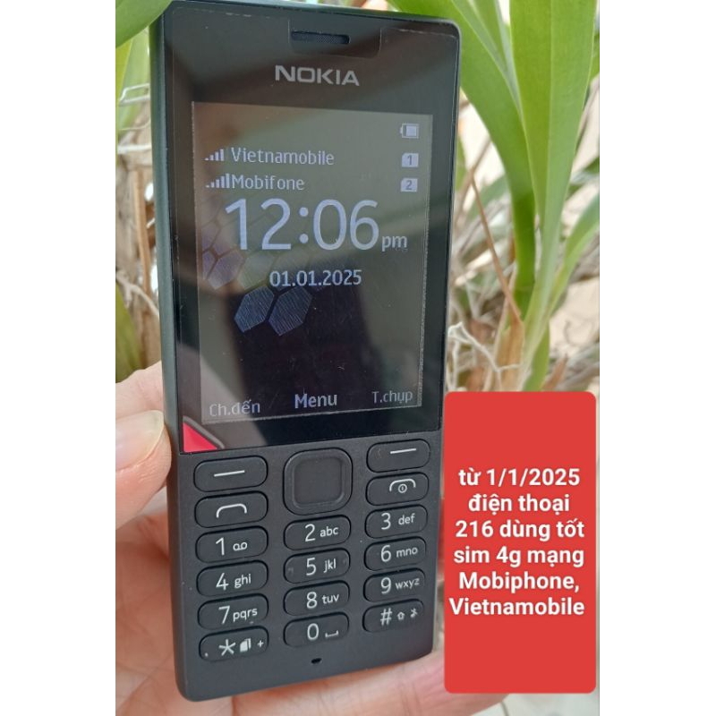 Điện thoại 150, 216 nokia rm 1190, rm 1187.dùng được sim 4G Mobiphone ...