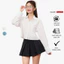 Áo Sơ Mi Croptop Nữ Tay Dài GILLEE Form Rộng Có Túi Chất Kate Lụa FAS357