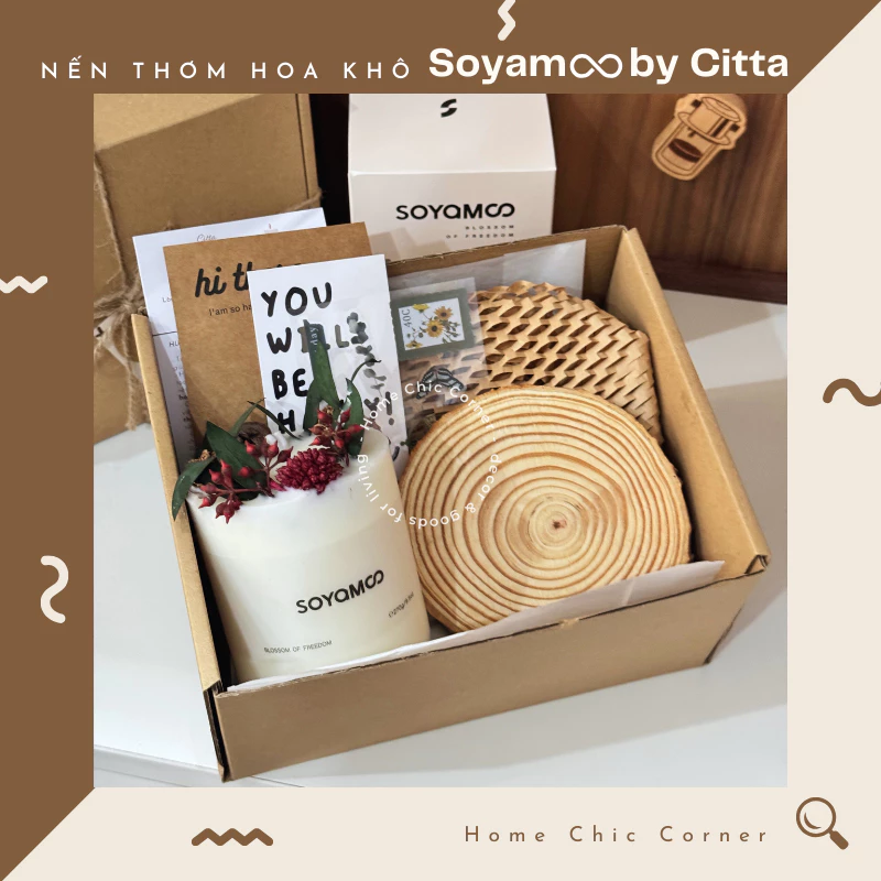 [SET QUÀ] Nến thơm Soyam by Citta