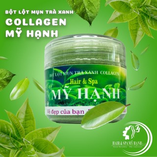 - Bột lột mụn trà xanh collagen Mỹ Hạnh ,làm sạch mụn cám ,mụn đầu đen , chất bả nhờn ,50g