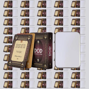 Combo - Do or drink ver A hộp thiếc THE KAS làm thử thách hoặc uống 50 lá, thích hợp mang theo vào các bữa tiệc nhậu