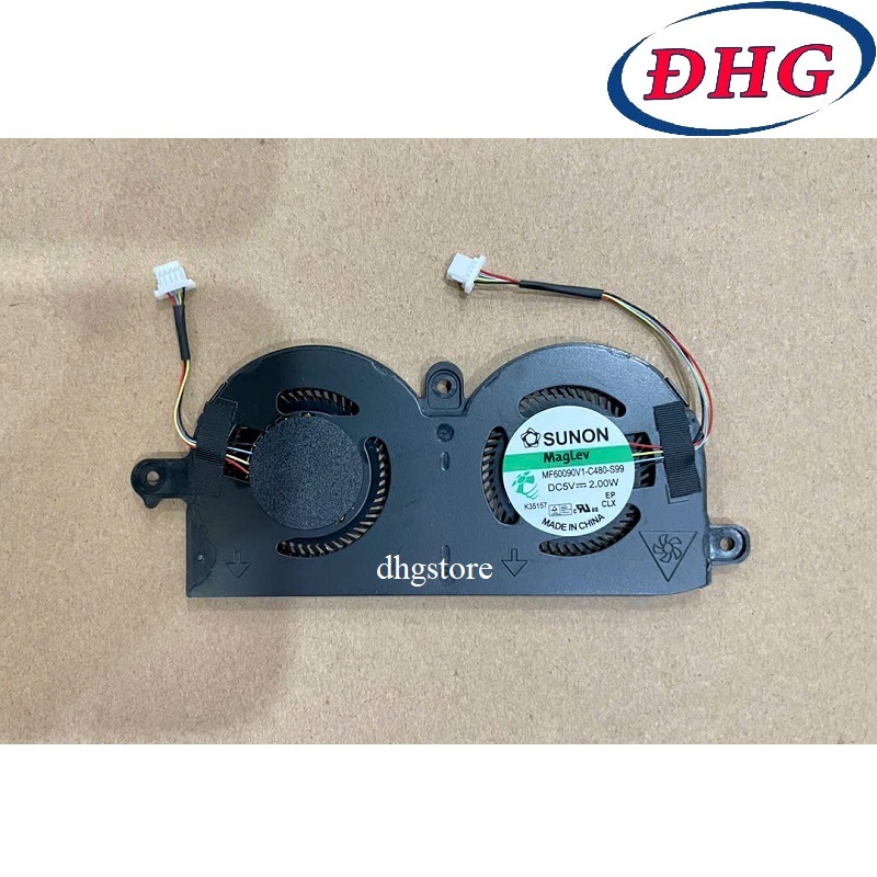 1Fan quạt tản nhiệt CPU laptop Dell XPS 13 9370 9380 7390 9305 P82G ...