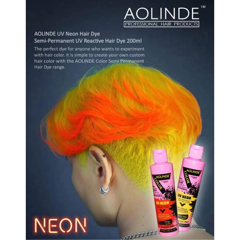 Dầu hấp ủ màu thực vật Seven Pastel hightlight UV Neon trên nền 8, 9 chai 200ml