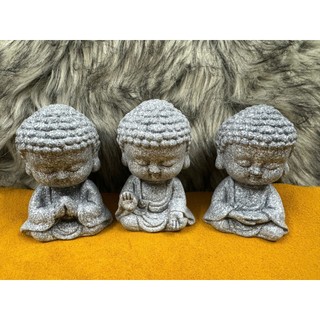 Bộ Tam Thế Phật Toạ Thiền Tĩnh Tâm ( Đá nguyên khối)