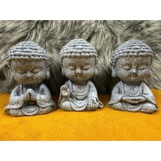 Bộ Tam Thế Phật Toạ Thiền Tĩnh Tâm ( Đá nguyên khối)