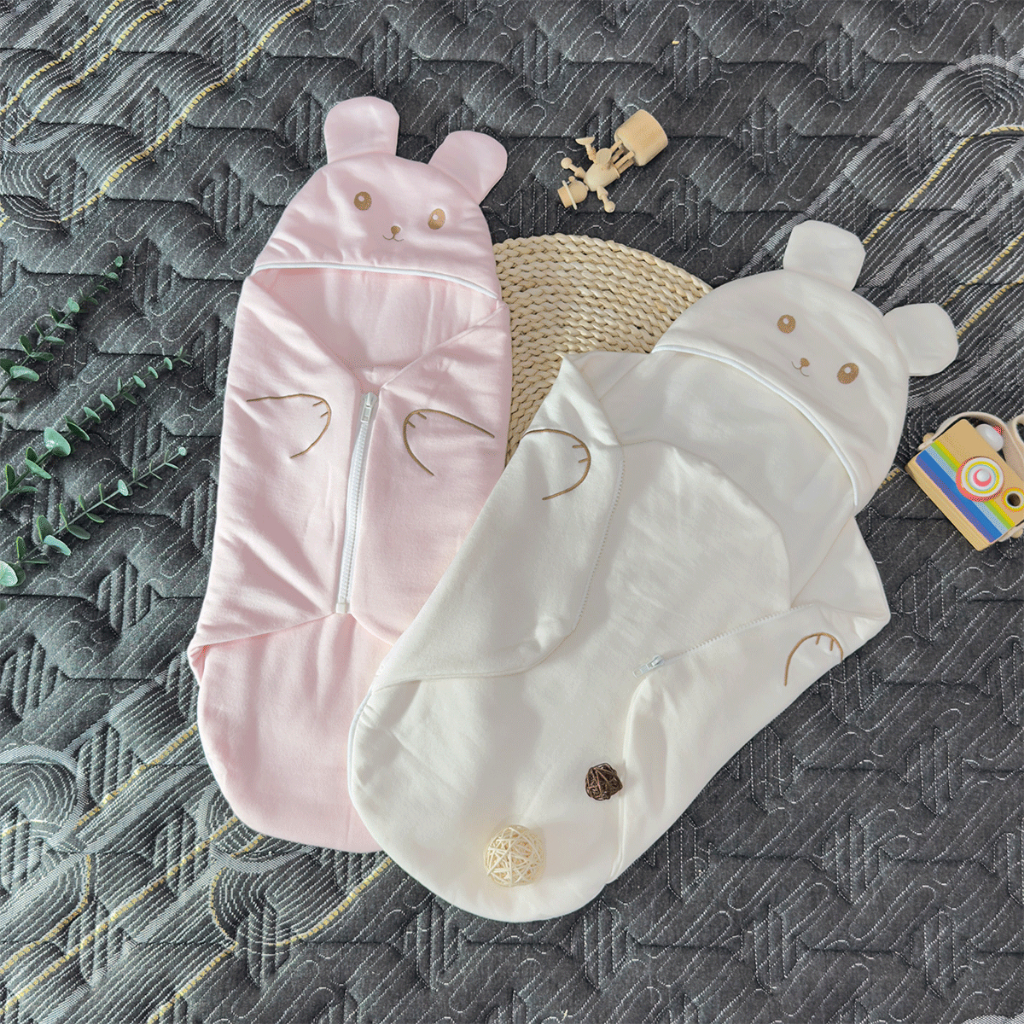 Chũn Nhộng Cho Bé Từ 0-6 Tháng 2 Lớp Nỉ Bông Cực Ấm Áp An Toàn  - Hàng Chính Hãng APK0048