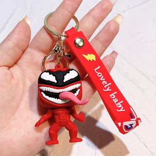 Móc Khóa Venom Cute – I Love Venom, Dây Treo Túi Xách Balo, Phụ Kiện Marvel Dễ Thương