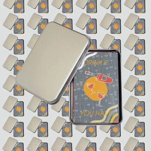 Combo - DRINK IF (Drink if you have) hộp thiếc 50 lá nhậu quên lối về