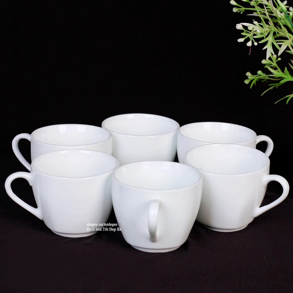 Chén sứ uống nước rẻ đẹp lịch sự