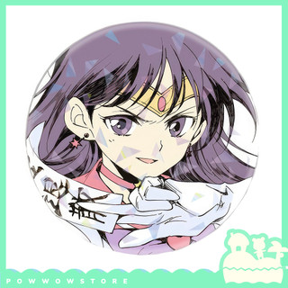 Pin Ghim Huy Hiệu Thiếc 58mm Nhân Vật Anime Manga Sailor Moon Thuỷ Thủ Mặt Trăng