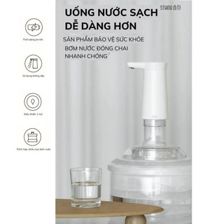 Vòi Bơm Nước Tự Động DSHJ-S-2004 Có Nút Bấm Lấy Nước Tiện Dụng, Có Đèn LED, Dây Sạc
