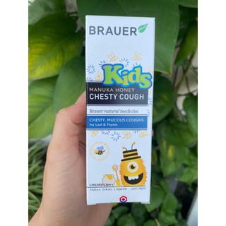 Brauer Chesty Cough Giảm Ho Có Đàm Dạng Lỏng Hộp 100ML Cho Bé Trên 2 Tuổi Maxwell
