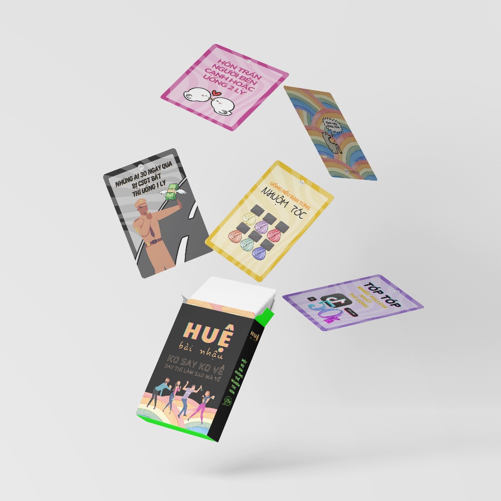 [Sỉ] 10 Bộ Bài Huệ Tám Say Chưa Chai 20 Lá Boardgame Thú Vị Chơi Cùng Bạn Bè, Tiệc Tùng THE KAS