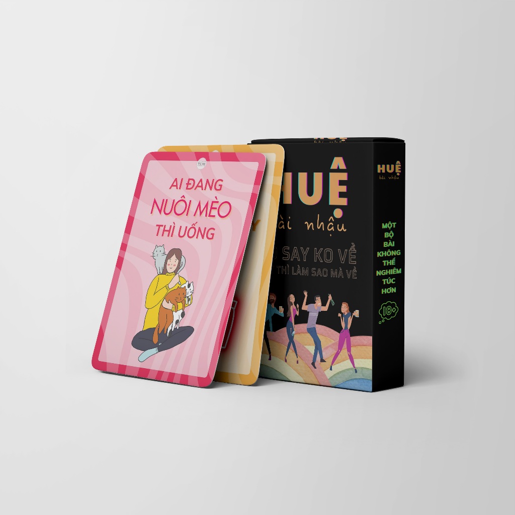 [Sỉ] 10 Bộ Bài Huệ Tám Say Chưa Chai 20 Lá Boardgame Thú Vị Chơi Cùng Bạn Bè, Tiệc Tùng THE KAS