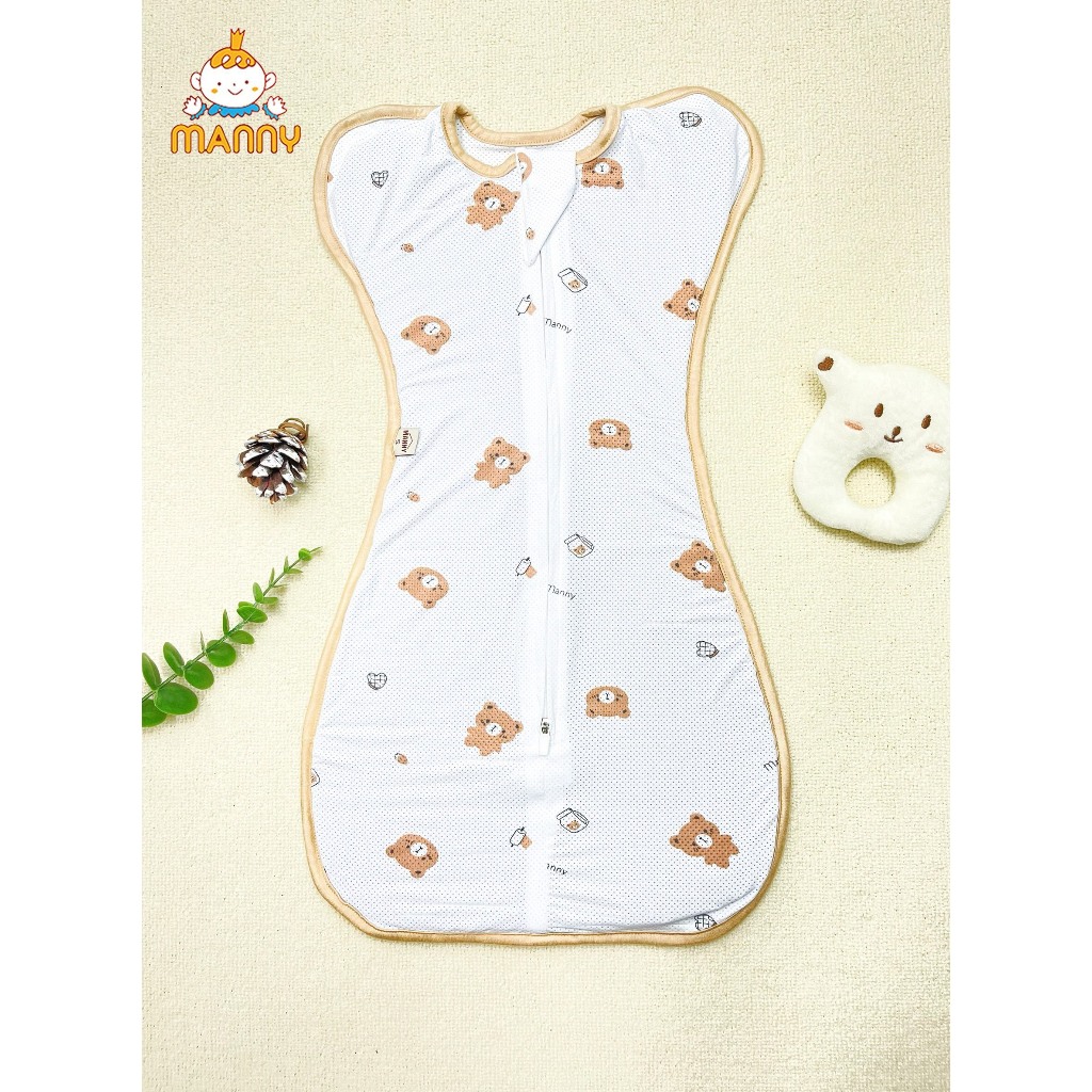 Nhộng Chũn Cho Bé Hàng Thiết Kế Cao Cấp Chất Cotton, Kháng Khuẩn, Co Giãn, Thấm Hút, An Toàn HC04