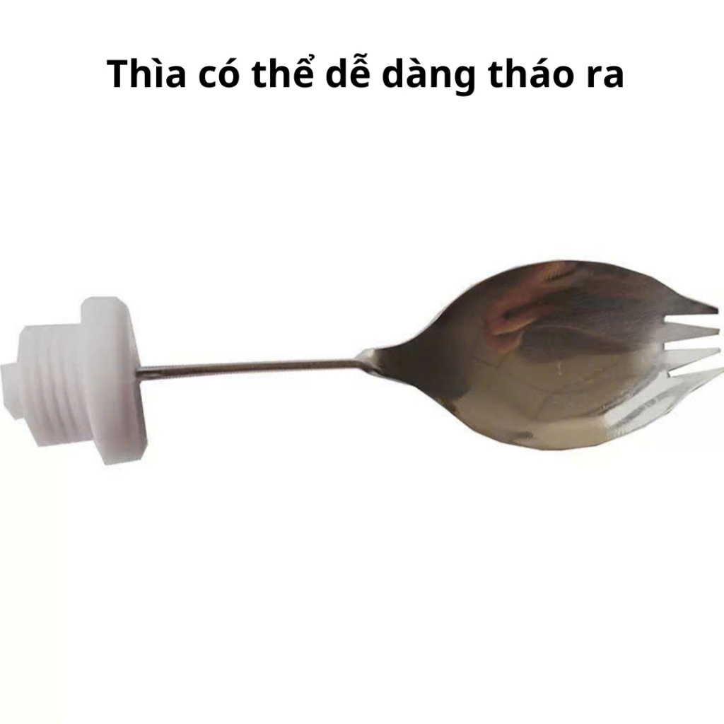 Thìa dĩa hỗ trợ ăn cho người già người bệnh chống trơn trượt linh hoạt có tay cầm