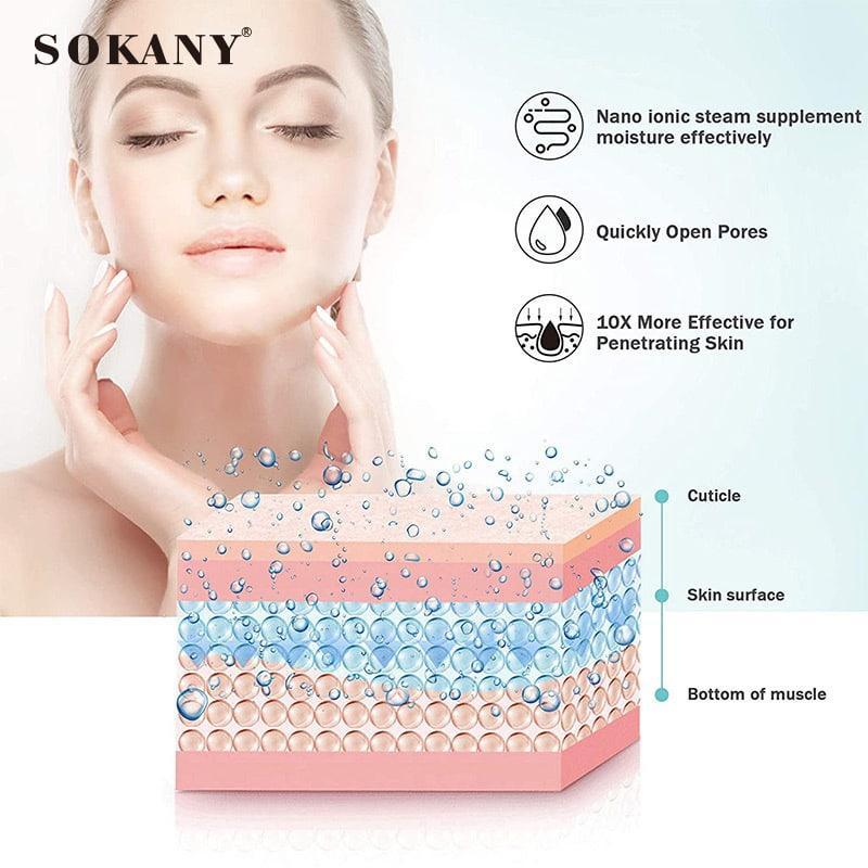 Ảnh Máy xông mặt SOKANY SK-6780 công suất 280W cấp ẩm hỗ trợ chăm sóc da 1