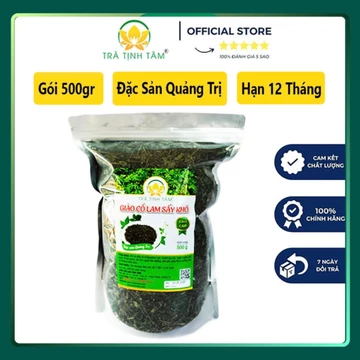 Trà giảo cổ lam 5 lá sấy khô nguyên chất Tịnh Tâm gói 500gr cao cấp