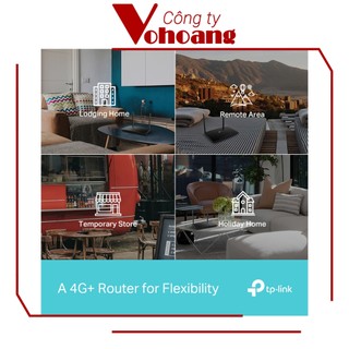 Router 4G+ TP-Link Archer MR600 Wi-Fi Gigabit Băng Tần Kép Cat6 AC1200