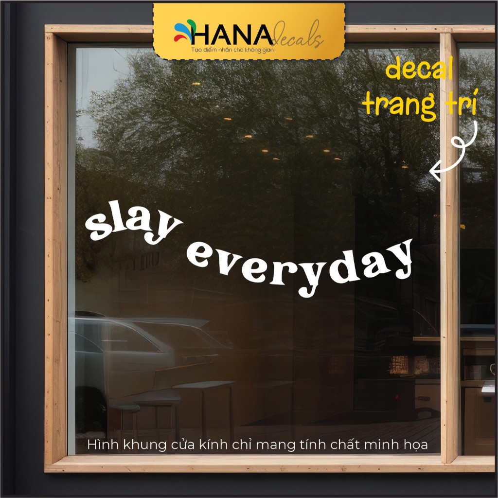 Decal Sticker Trang Trí Chữ Quote 