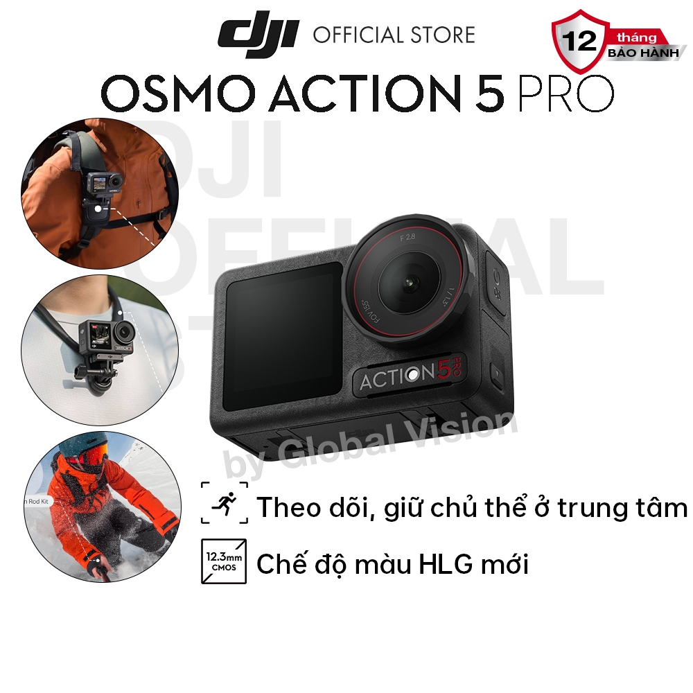 Đánh giá DJI Osmo Action 5 Pro: Camera hành động 4K quay đêm, chống nước 20m