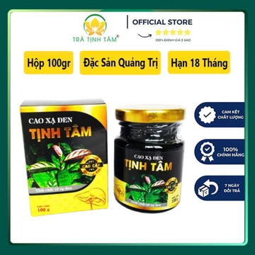 Cao lá xạ đen Tịnh Tâm cao cấp hộp 100gr