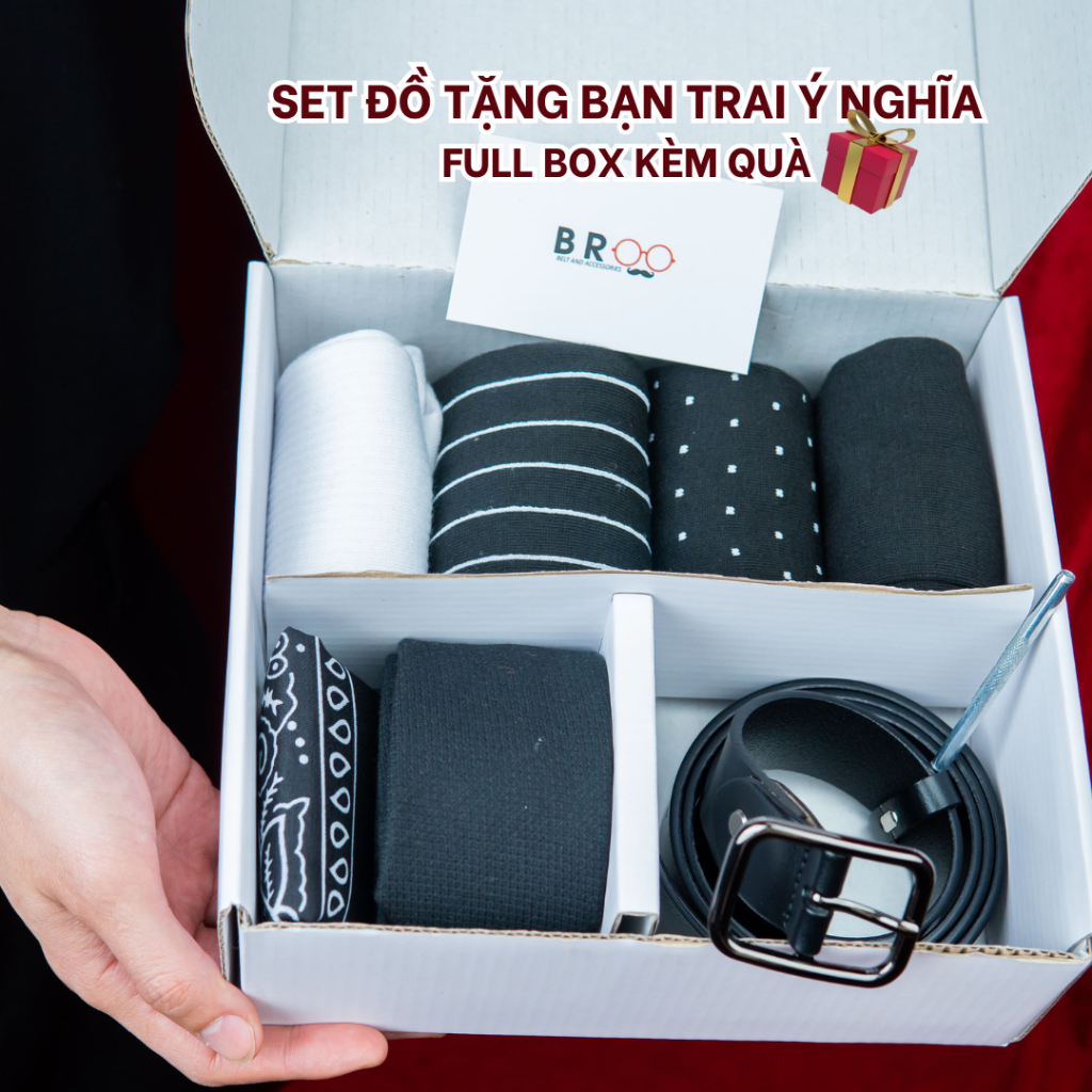 Set quà tặng bạn trai ý nghĩa, combo phụ kiện thời trang dùng trong ...