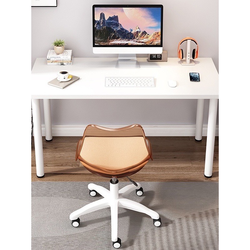 Bàn làm việc, bàn gaming thiết kế hiện đại decor trang trí nhà, bàn chân trụ tròn phong cách hiện đại chính hãng