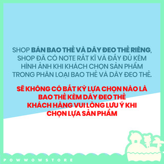 Bao Đựng Thẻ Nhân Viên Ngang Nhựa ABS Hoạ Tiết Sanrio & Shin - Phụ Kiện Hoạt Hình Cute