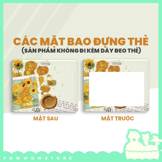 Bao Đựng Thẻ Nhân Viên Ngang Nhựa ABS Hoạ Tiết Painting Abstract Trừu Tượng - Phụ Kiện Phong Cách Nghệ Thuật