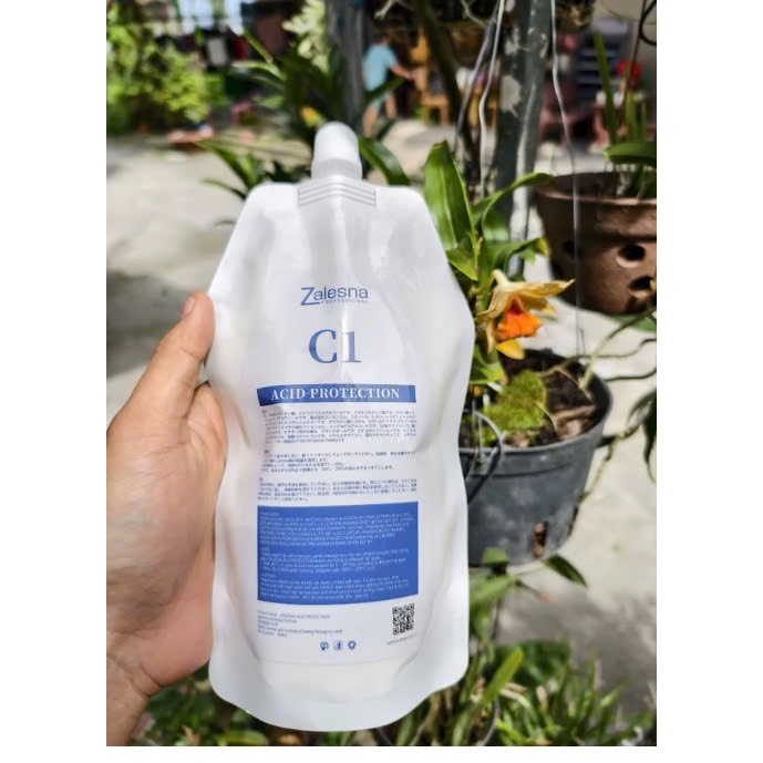 Kem Duỗi Tóc Thuần Chay Acid PH 2.0 (Yếu) 4.0 (Khỏe) Zalesna | Made in China | 500ml