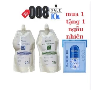 Kem Duỗi Tóc Thuần Chay Acid PH 2.0 (Yếu) 4.0 (Khỏe) Zalesna | Made in China | 500ml
