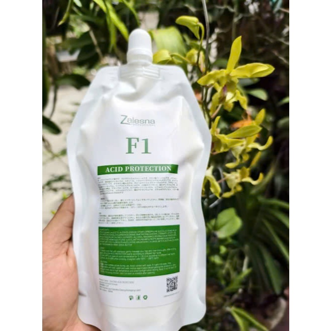 Kem Duỗi Tóc Thuần Chay Acid PH 2.0 (Yếu) 4.0 (Khỏe) Zalesna | Made in China | 500ml