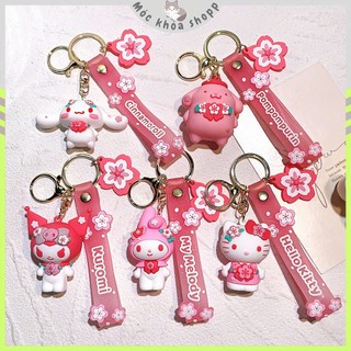 Móc Khóa Dễ Thương – Hello Kitty, Cinnamoroll, Kuromi | Móc Treo Túi Xách, Phụ Kiện Cute