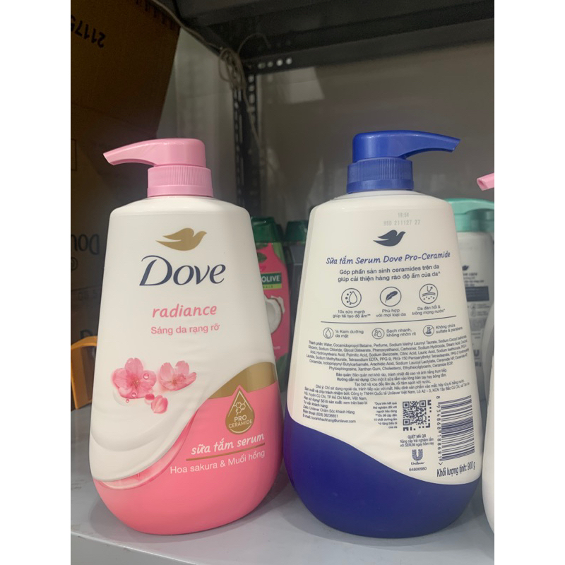 Sữa Tắm Dưỡng Thể Dove 500g / 900g