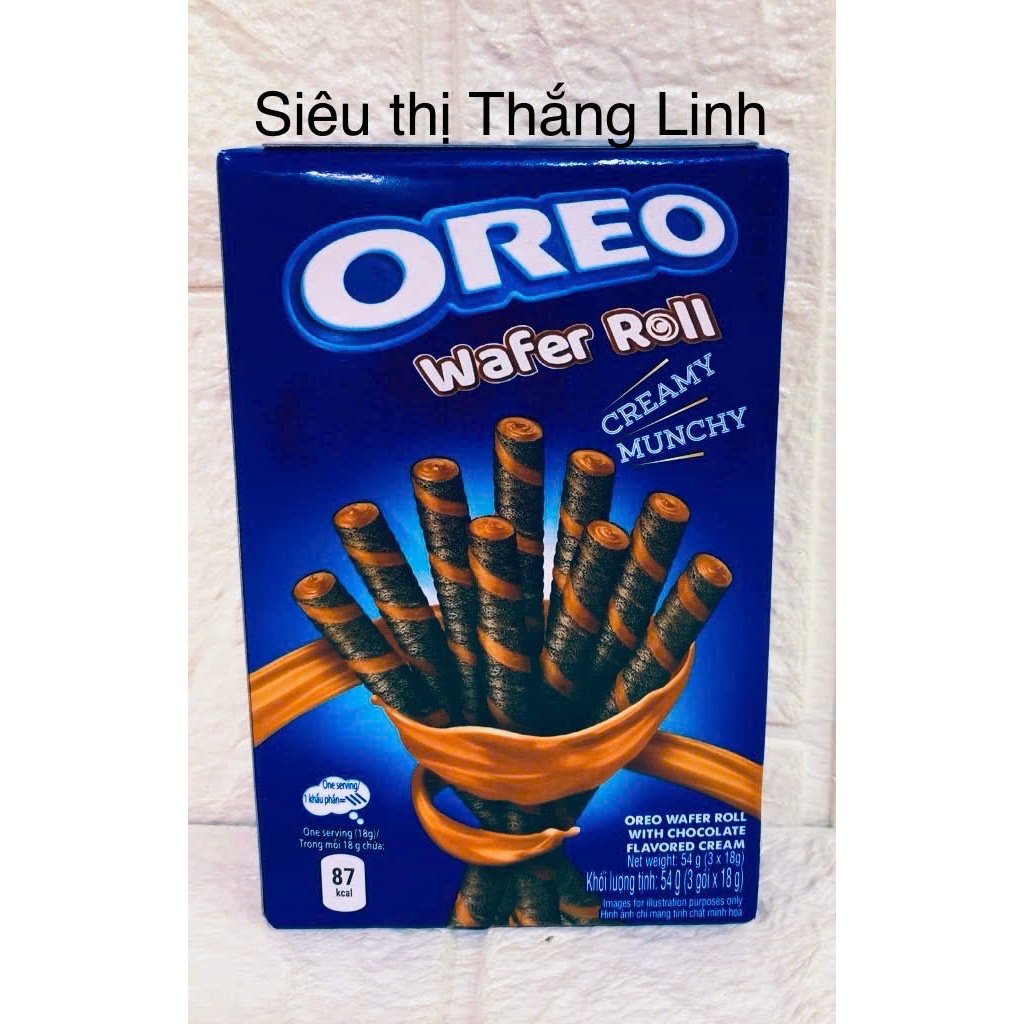 BÁNH ỐC QUẾ OREO CHOCO WAFER ROLL 54G | Shopee Việt Nam