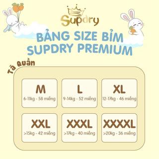 [SUPDRY] Tã/Bỉm Dán Supdry Premium SoftPro, Bỉm Dán Supdry Xanh Siêu Mềm Mịn Và Thấm Hút, An Toàn Cho Bé