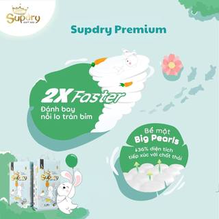 [SUPDRY] Tã/Bỉm Dán Supdry Premium SoftPro, Bỉm Dán Supdry Xanh Siêu Mềm Mịn Và Thấm Hút, An Toàn Cho Bé