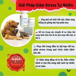 DOLVIT CALM – HỖ TRỢ GIẢM STRESS - GIẢM CĂNG THẲNG CHO CHÓ MÈO