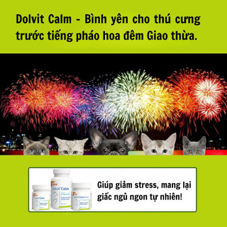 DOLVIT CALM – HỖ TRỢ GIẢM STRESS - GIẢM CĂNG THẲNG CHO CHÓ MÈO