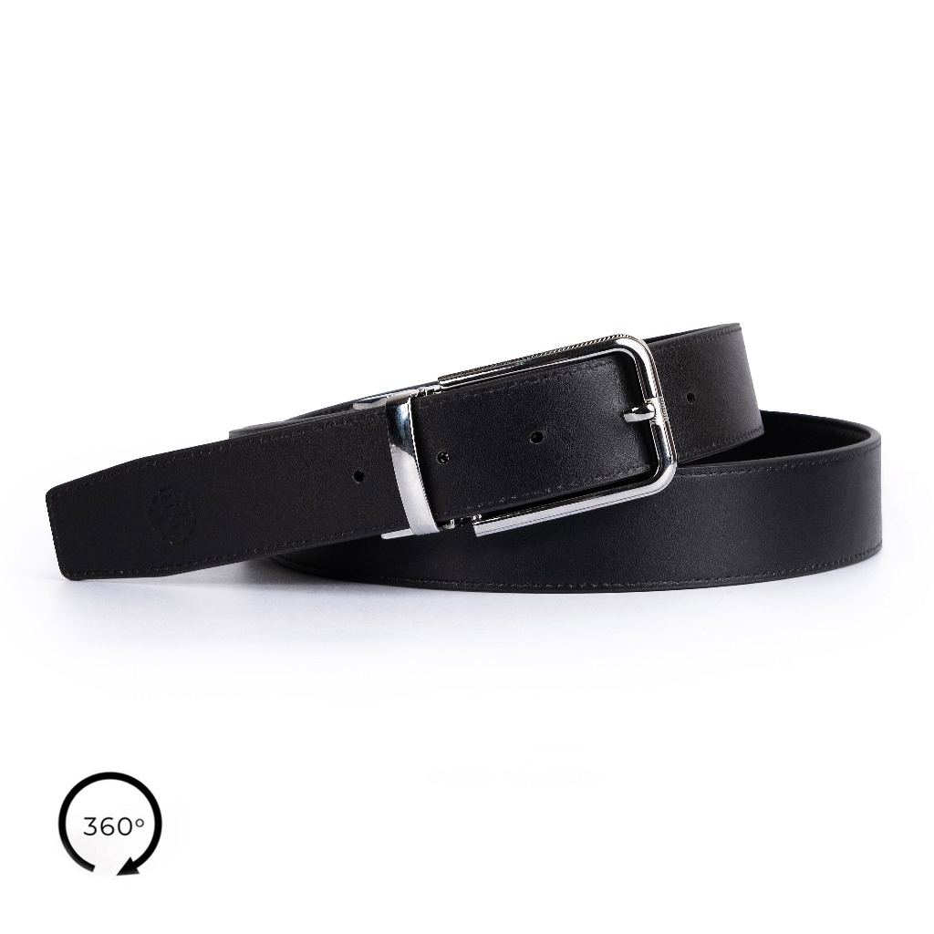 Ảnh Thắt lưng da bò thật, mặt xoay Da Saffiano và Da Bò Ý, BE03 - Thương hiệu Be Classy 1