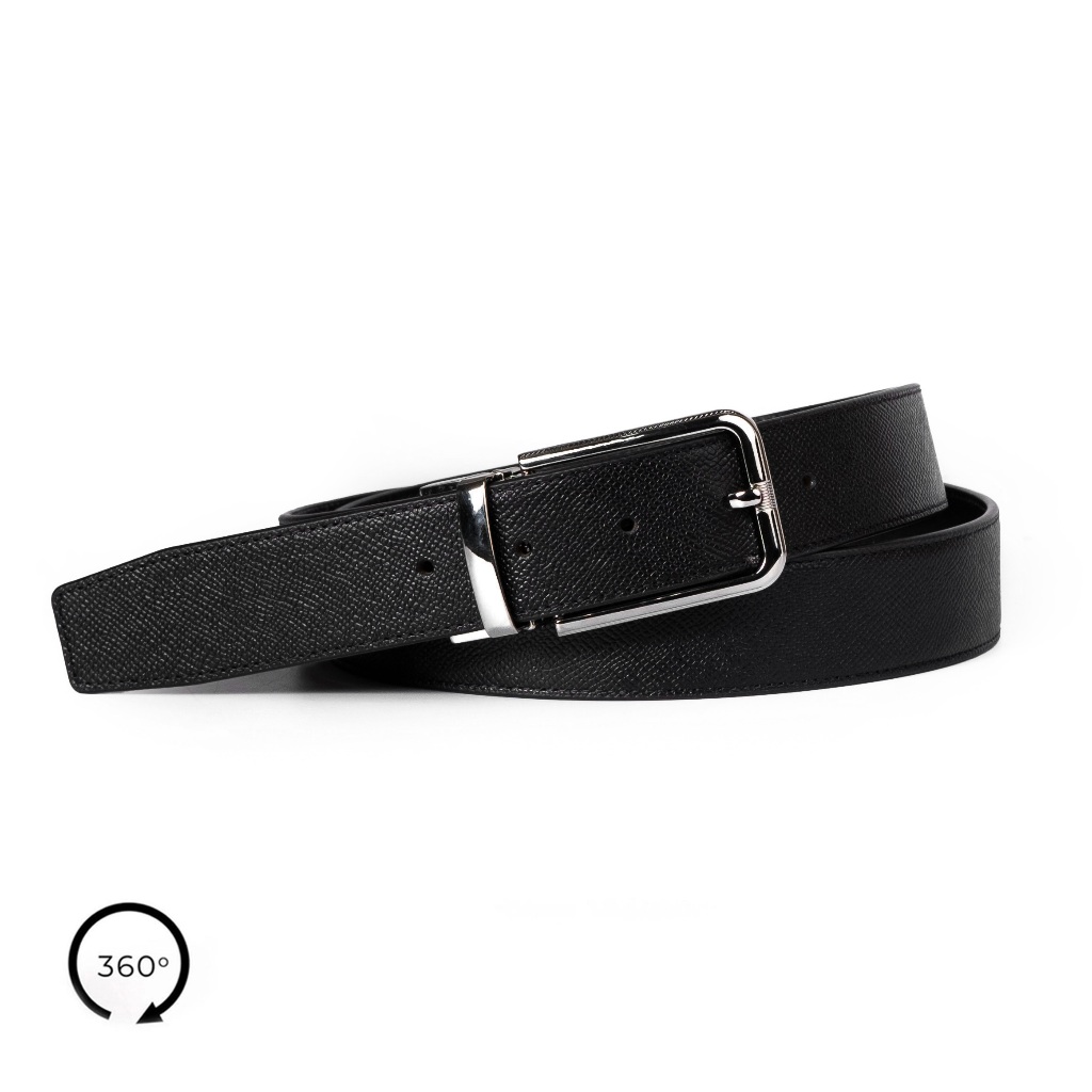 Ảnh Thắt lưng da bò thật, mặt xoay Da Saffiano và Da Bò Ý, BE03 - Thương hiệu Be Classy 2