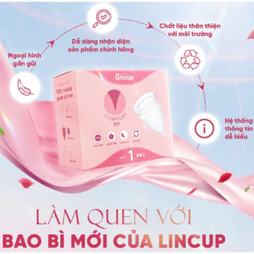 [ Chính hãng ] Cốc nguyệt san Lincup/Beucup/Bebu - Tặng kèm cốc tiệt trùng [HẠN SỬ DỤNG 10 NĂM]