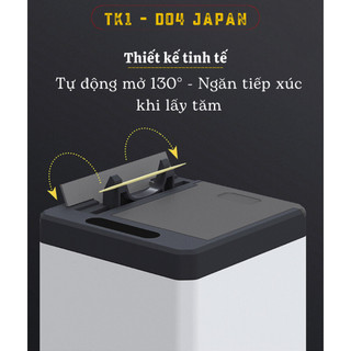 Hộp Đựng Tăm Cảm Ứng Tự Động Lấy Tăm Giúp Kháng Khuẩn Cao Cấp, CẢM BIẾN HỒNG NGOẠI 2025