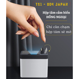 Hộp Đựng Tăm Cảm Ứng Tự Động Lấy Tăm Giúp Kháng Khuẩn Cao Cấp, CẢM BIẾN HỒNG NGOẠI 2025