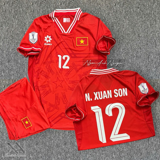 Quần Áo Bóng Đá, Áo Đá Banh ĐT Việt Nam AFF - Áo Xuan Son 2024